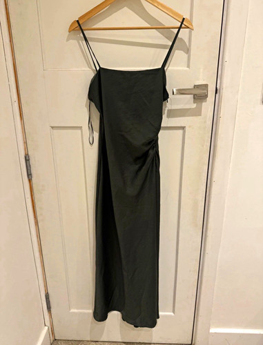 Zara green satin - zara,