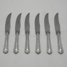 DUBARRY Design Newbridge Ireland Silver Service Cutlery Set of Six Steak Knives