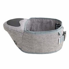 HIPPYCHICK Hipseat Waist Baby Child Carrier 6m-3yrs 6-20kg GREY Back Support