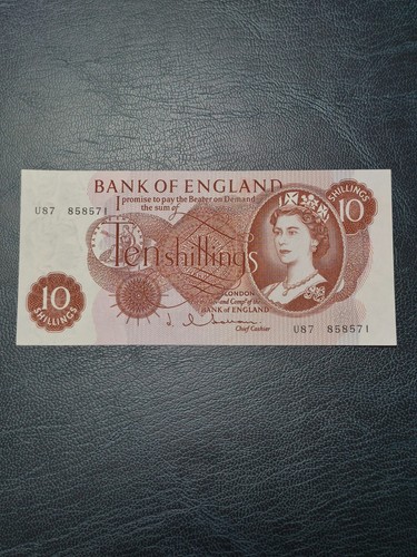 Ten shilling note - bank, of