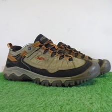 KEEN Boots Size 9 Mens Green Black Comfortable Targhee IV Walking Hiking Shoes
