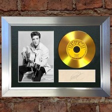 Elvis Presley Gold Disc Print
