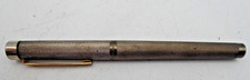 Vintage Sheaffer Silver Plated Fountain Pen with 14ct Gold Nib