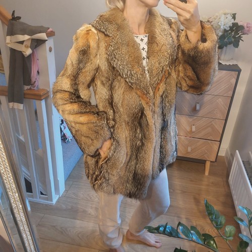 Real fur coat - real, in