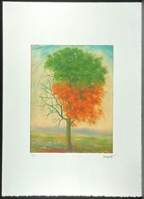 René Magritte The Perfect Thought 50 X 70 CM Signed Lithograph Limited