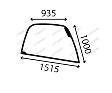 For JCB TELETRUK SIDE WINDOW
