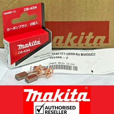 2Pcs Genuine Makita CB434 Carbon Brushes BFT122F BFT123F 6935FD BFT081F 6936FD