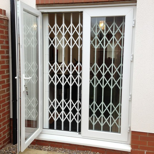French door security grilles - door,