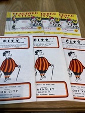 6. X. Bradford City Football Programmes 1960’s