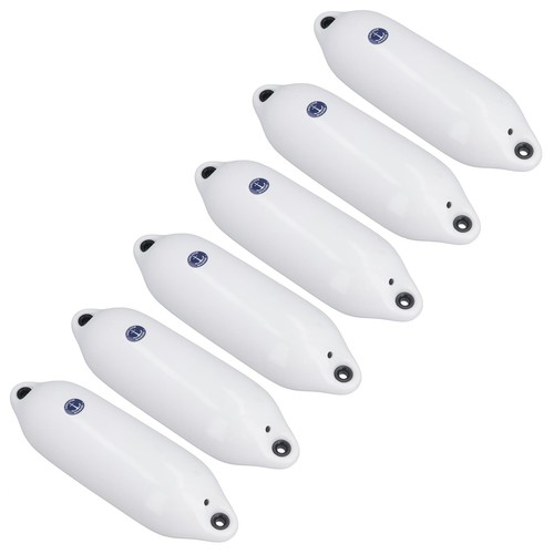 Boat fender white anchor - white,