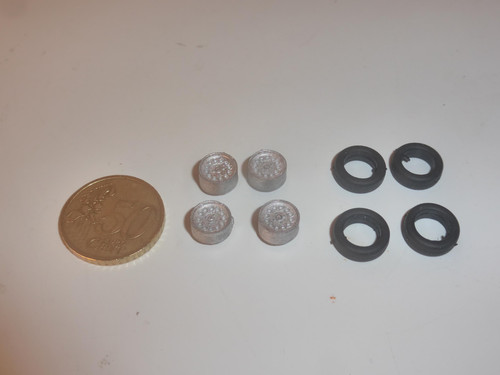 White metal wheels - wheels, (+