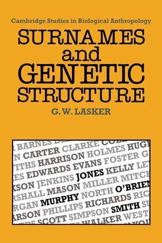 Surnames and genetic structure - and,