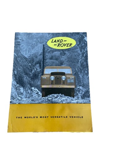 Land rover series11a brochure - rover,