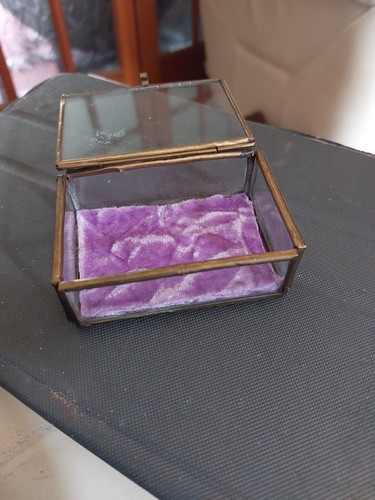 Antique glass box probably - antique,
