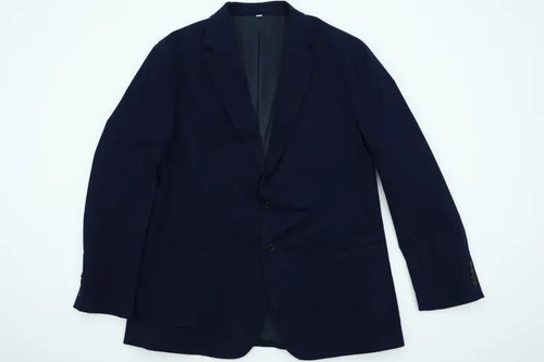 Men jacket navy cotton - jacket,