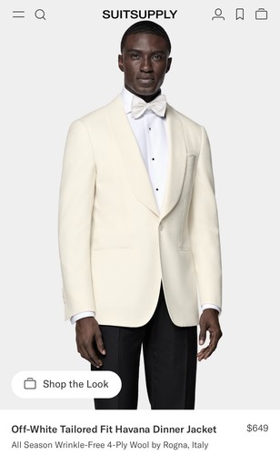 Suitsupply off white - off-white, tailored