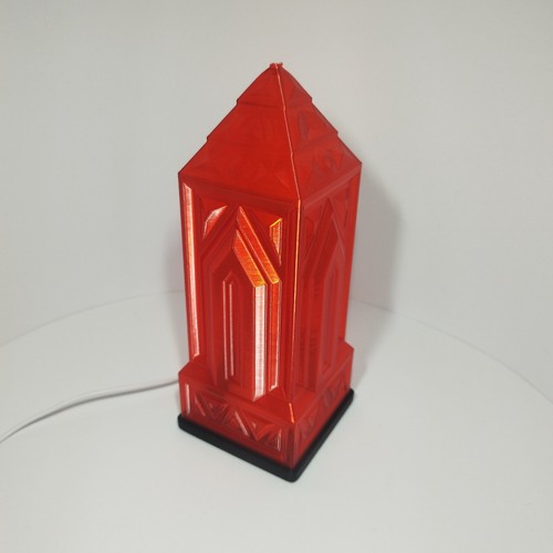 Art deco skyscraper lamp - skyscraper,