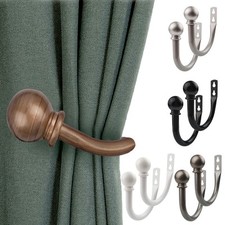 Metal Curtain Hold Backs x 2