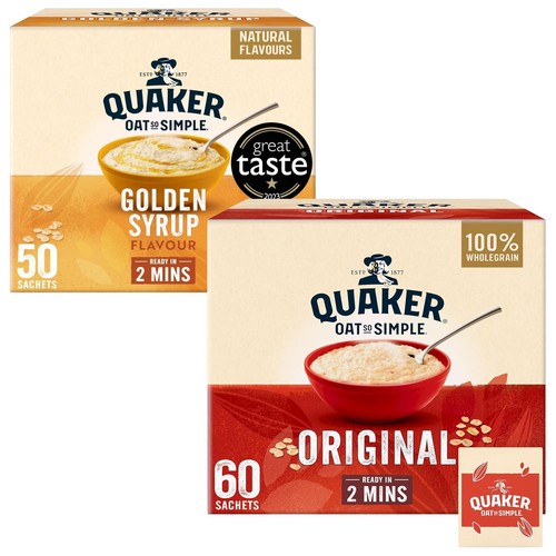 Quaker porridge sachets bundle - sachets,