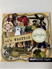 40's Wartime - Serif Craft Artist Daisytrail digikit papercrafting CD Rom