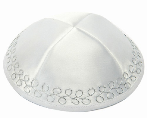 White satin silver - cm,