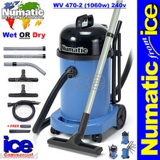 Numatic WV470-2 WET or DRY Twinflo Motor Industrial Commercial Vacuum Cleaner
