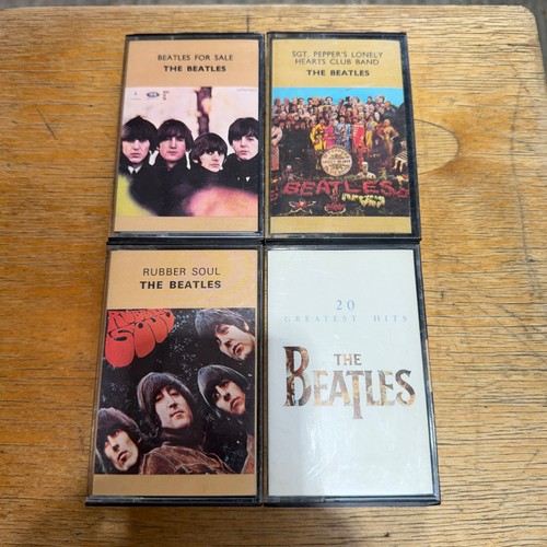 Beatles cassette tapes sgt - 4x,