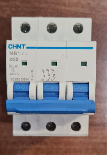 Chint nb1 d20 20a type - 20a,