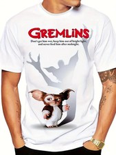 gremlins gizmo  rules stripe  unofficial t shirt 44 inch chest new without tags