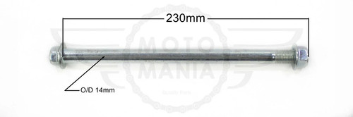 Swing arm spindle bolt - arm, suzuki
