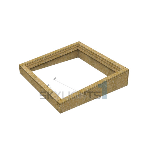 Insulated osb skylight - skylight, upstand