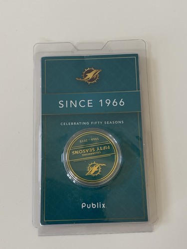Miami dolphin coin 1966 - miami, 1966-2015