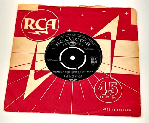 Elvis presley single rca - 7",