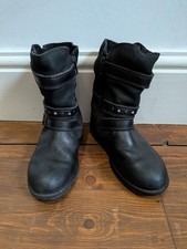 ecco black leather and suede