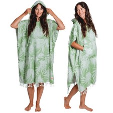 Green Jungle Beach Poncho –