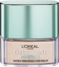 L'OREAL TRUE PERFECT MATCH MINERALS FOUNDATION POWDER MAKEUP ROSE IVORY 1.R/1.C