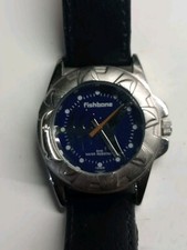 Women's Fishbone Watch Working With New Battery Fitted Used