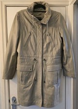Woodland Leather taupe coat in