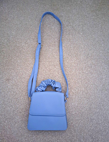 Primark blue faux leather - primark,
