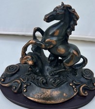 Copper Color Resin Horse