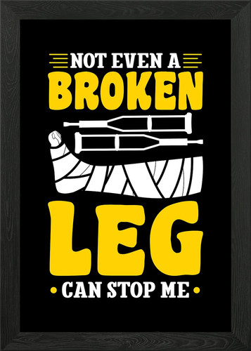 Broken leg framed wall - broken, art