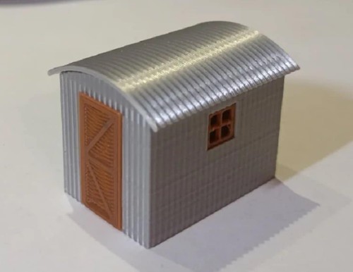 Model railway corrugated - model, 00/h0