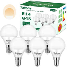 Pack of 6 ,E14 SES LED Golf Cap Light Bulb 5W Cold White / Warm White Light Lamp