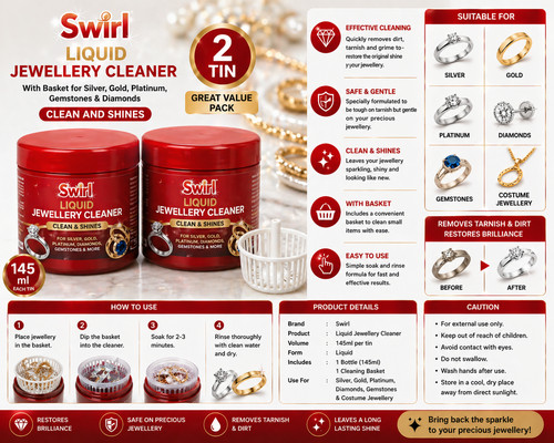 Swirl liquid jewellery - x,