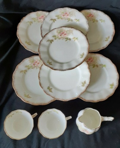 Vintage floral part - vintage, set