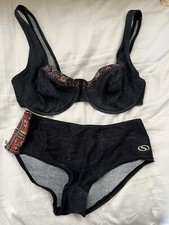 Beach guard By Anita Bikini And Swim Skirt Cover Up Bra 34C  Brief UK 14 Skirt M