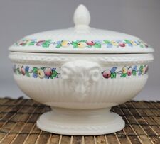 Vintage WEDGEWOOD EDME Covered Vegetable SERVING BOWL with Fruit Vine Design