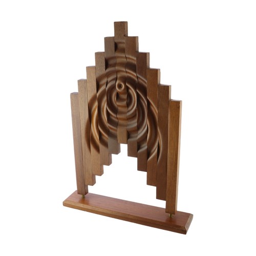Mcm wood wooden sculpture - wood,