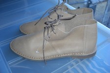 Clarks Cushion Plus Ladies Desert Style Leather  Boots Sand 5D New with Tags