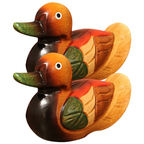 Mandarin ducks adornment - ducks, model